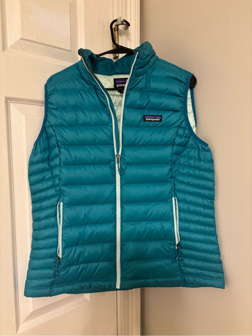 Patagonia Women's Teal Quilted Down Vest